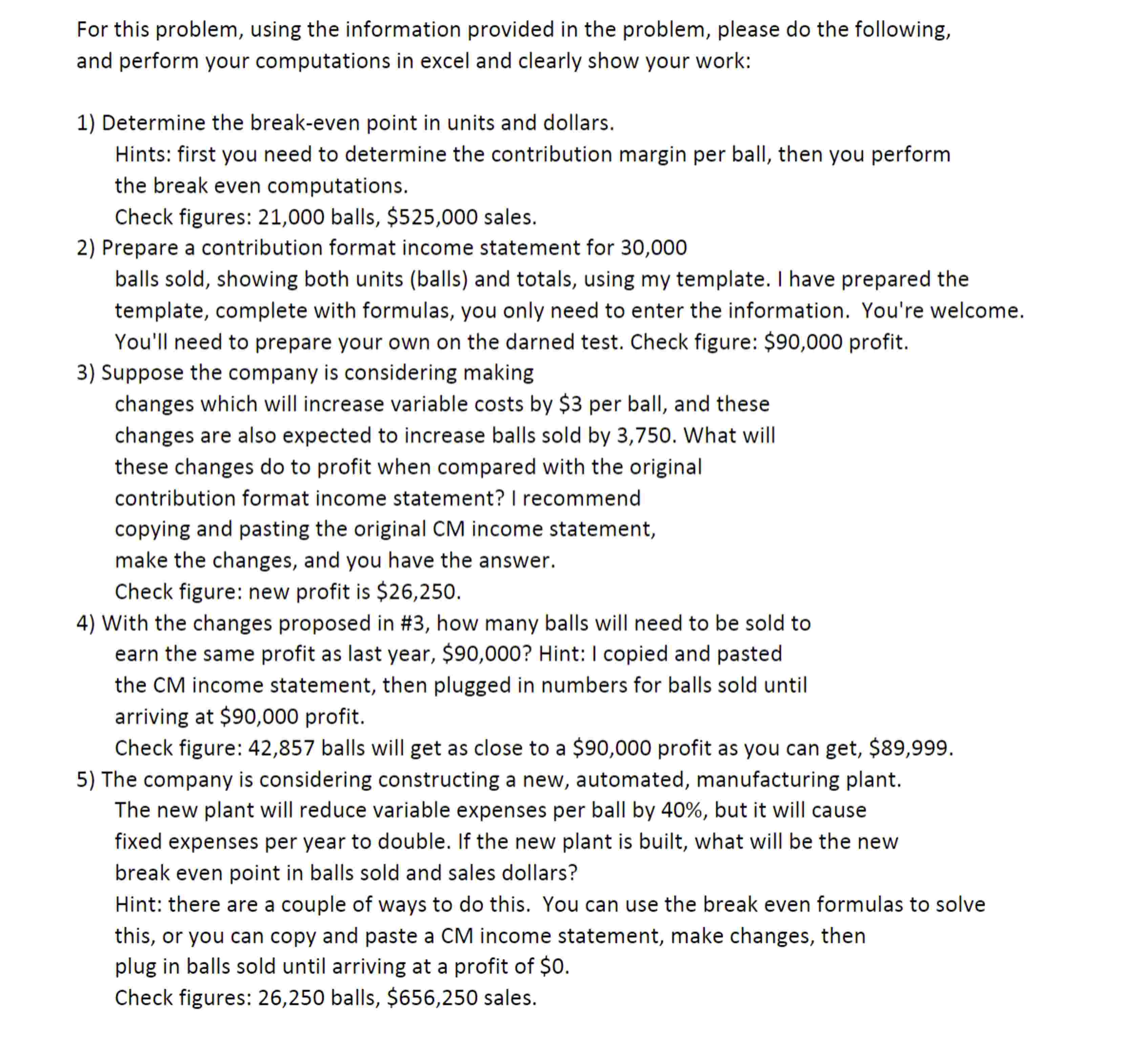 For this problem, using the information provided in | Chegg.com