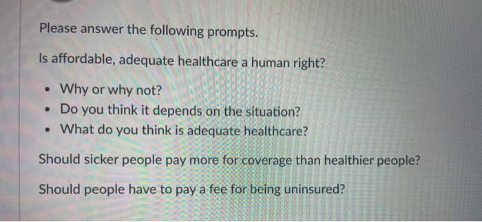 Solved Please answer the following prompts. Is affordable, | Chegg.com