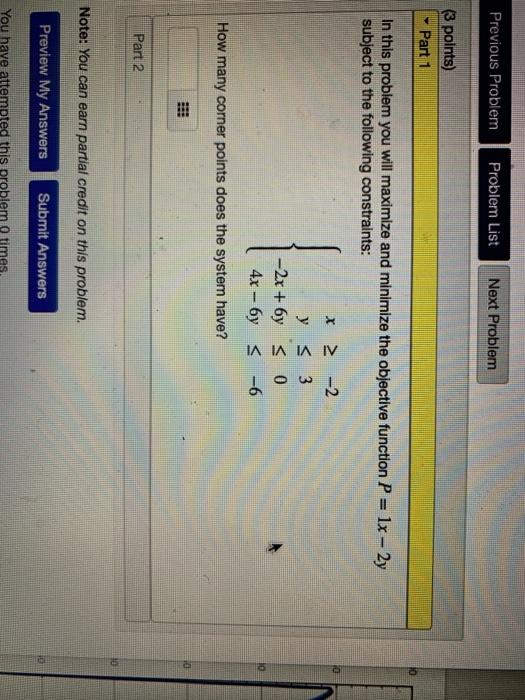 Solved Previous Problem Problem List Next Problem (3 points) | Chegg.com