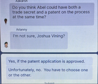 Solved AakarshDo you think Abel could have both a trade | Chegg.com
