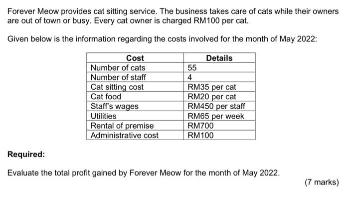 Cat sitting hot sale fees