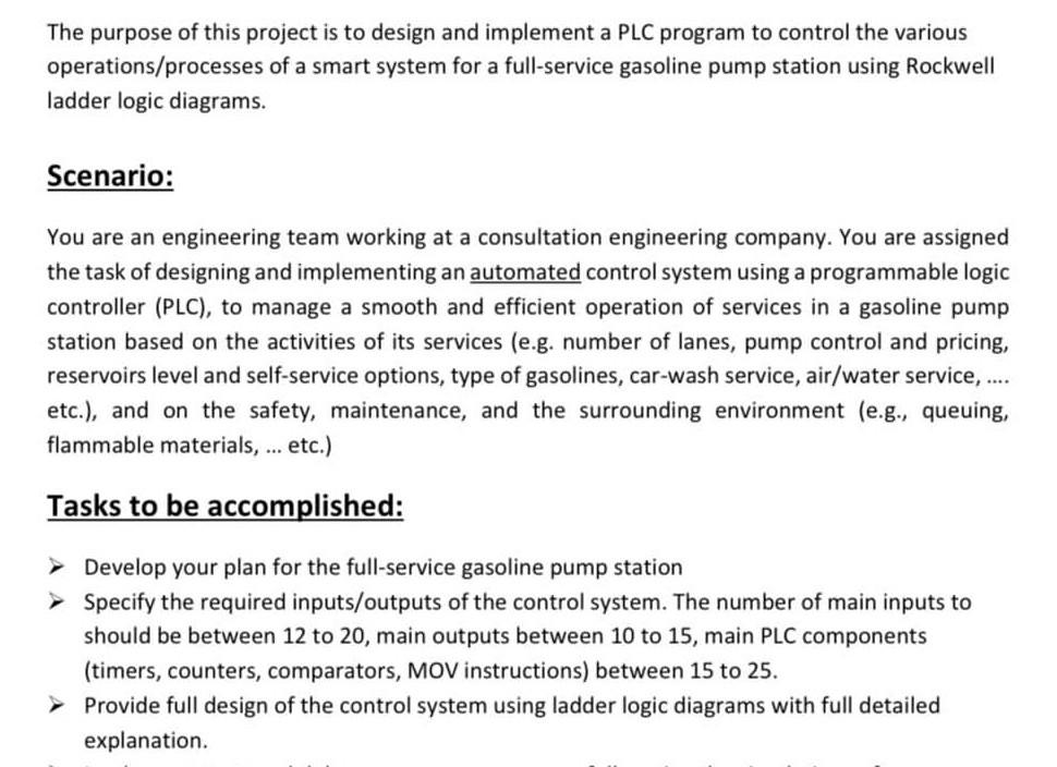 design-of-smart-system-for-full-service-gasoline-pump-chegg