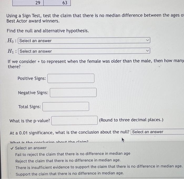 Solved \r\nFind the null and alternative hypothesis. | Chegg.com