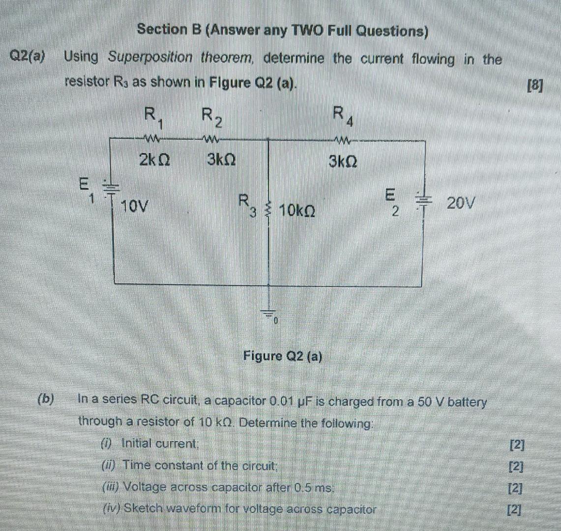 [Solved]: Section B (Answer Any TWO Full Questions