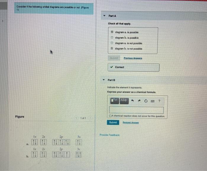 Solved Consider if the following orbital diagrams are | Chegg.com