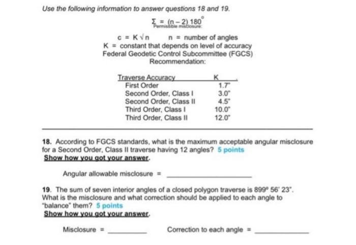 Solved Use the following information to answer questions 18 | Chegg.com