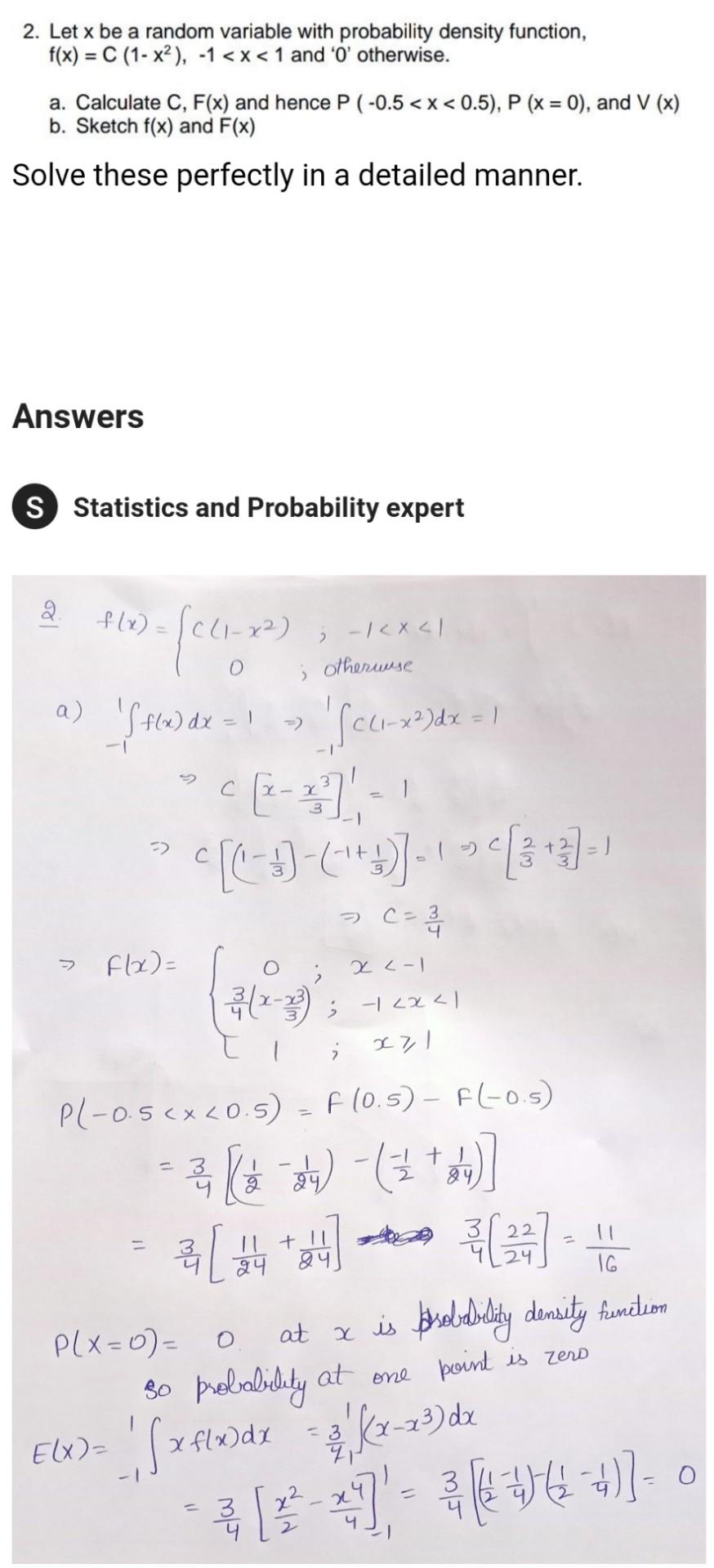 Solved Answer Only B Properly Seeing The Solution Of A And | Chegg.com