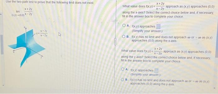 Solved Use the two-path test to prove that the following | Chegg.com