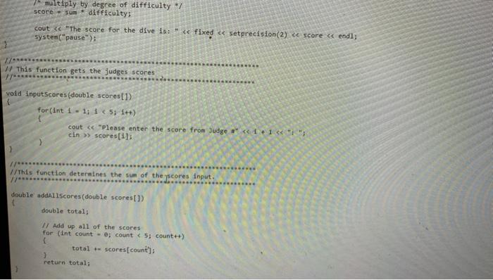Solved there is three logical errors in the c++ code: the | Chegg.com
