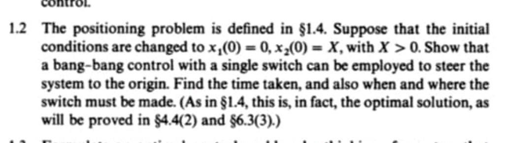 Positioning Problem Definition 1.4. The positioning problem In the process of | Chegg.com