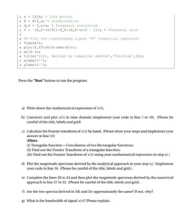 Solved Complete the script by yourself and the following | Chegg.com