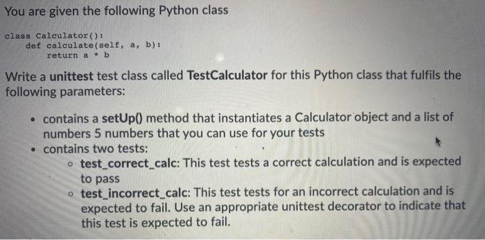 Solved You are given the following Python class class | Chegg.com