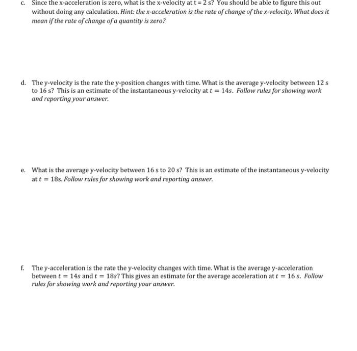 Activity 1.2 - One Dimensional Motion Please view the | Chegg.com