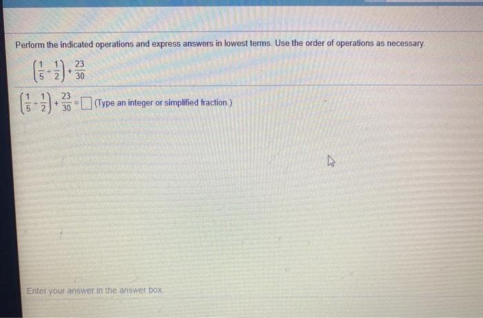 Solved Perform the indicated operations and express answers | Chegg.com