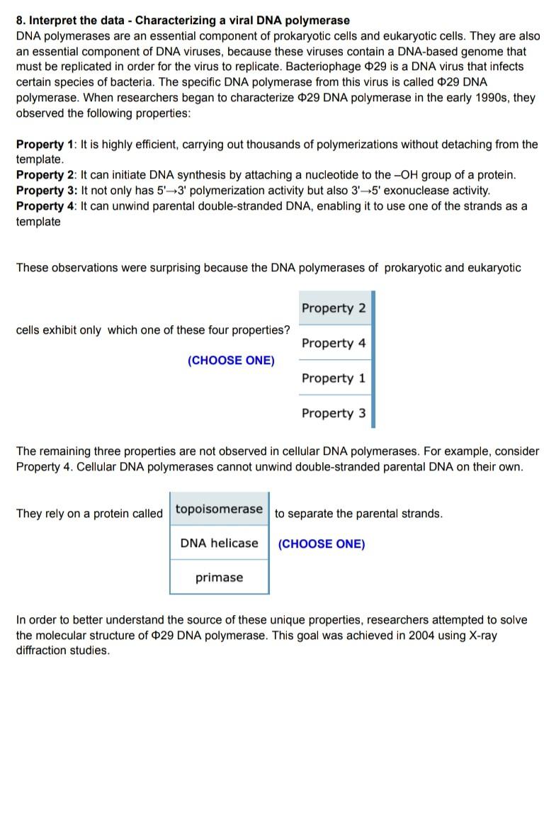 Solved Dna Polymerase Or Cheggcom