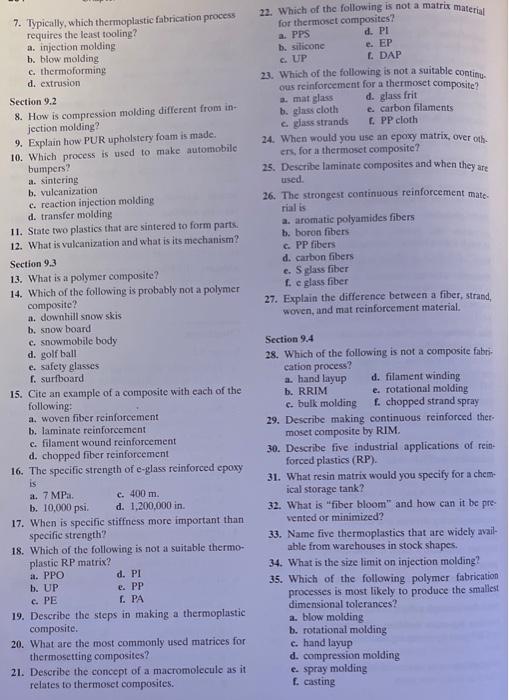 Solved please answer as many of the multiple choice | Chegg.com