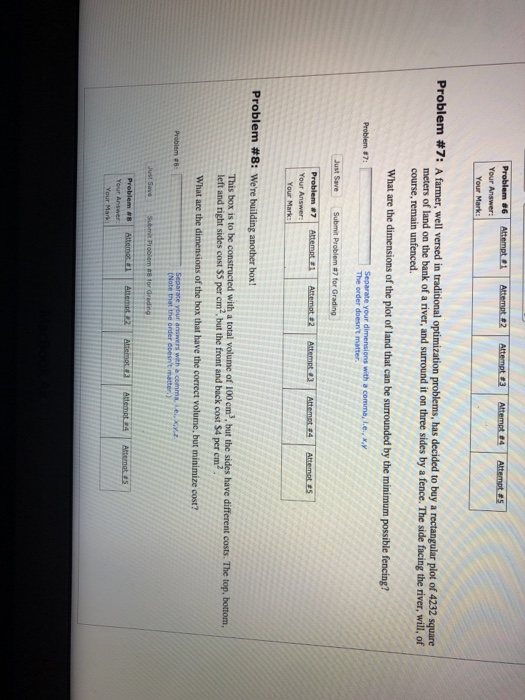 Solved Attempt 1 Attempt.2 Attempt 3 Attempt 4 Alternpt5 | Chegg.com