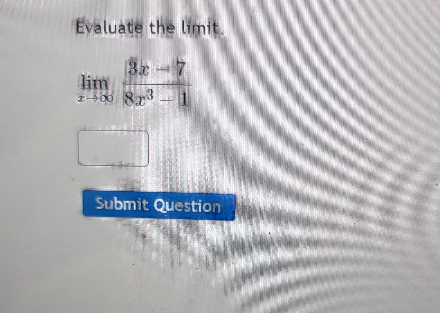 solved-evaluate-the-limit-lim-x-rightarrow-chegg