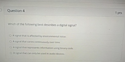 Solved Question 41 ﻿ptsWhich of the following best describes | Chegg.com