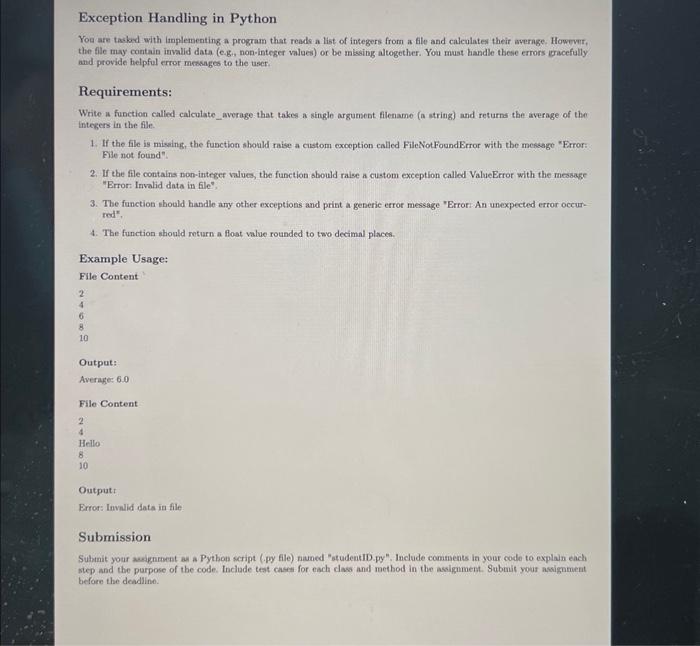Solved You are tasked with implementing a program that reads | Chegg.com