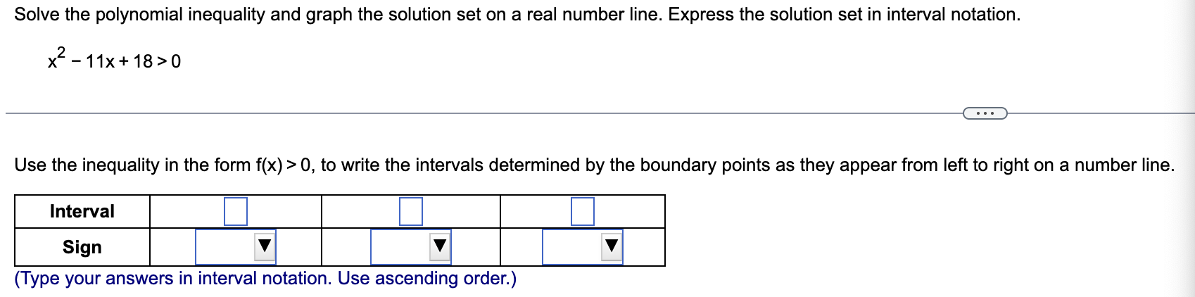 Solved Solve the polynomial inequality and graph the | Chegg.com