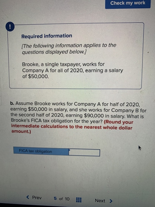 Solved Check my work ! Required information [The following | Chegg.com