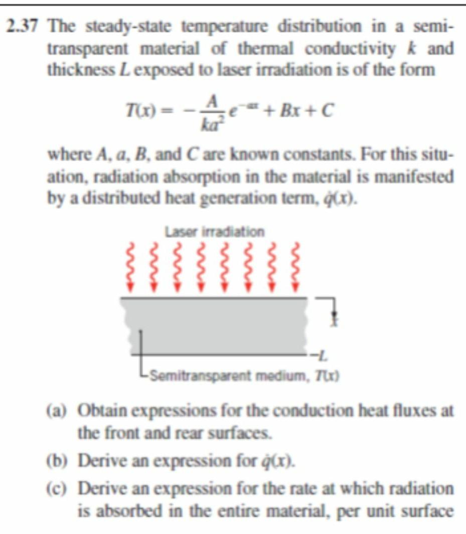 Solved 2.37 The steady-state temperature distribution in a | Chegg.com
