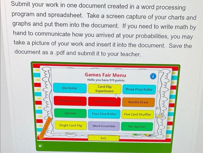 Solved Submit your work in one document created in a word | Chegg.com