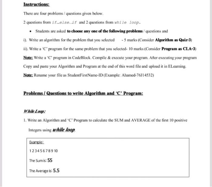 Solved Instructions: There are four problems/questions given | Chegg.com