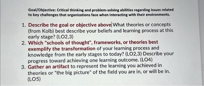 how will critical thinking help you realize potential the ultimate objective