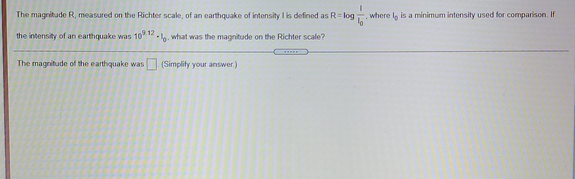 The Earthquake Richter Scale Explained
