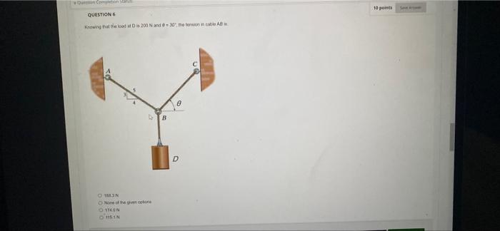 Solved QUESTION 4 10 points Determine the magnitude of the | Chegg.com