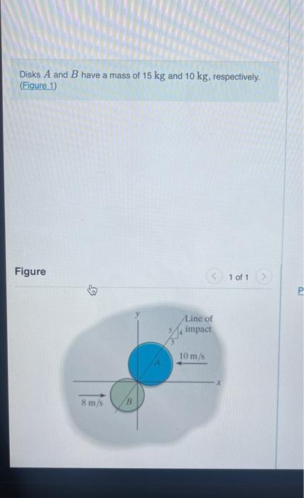 Solved Oisks A and 13 have a mans of 15 kg and 10 ke, | Chegg.com