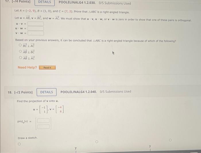 Solved Let A=(−2,9),B=(1,0), And C=(7,2), Prove That ABC Is | Chegg.com