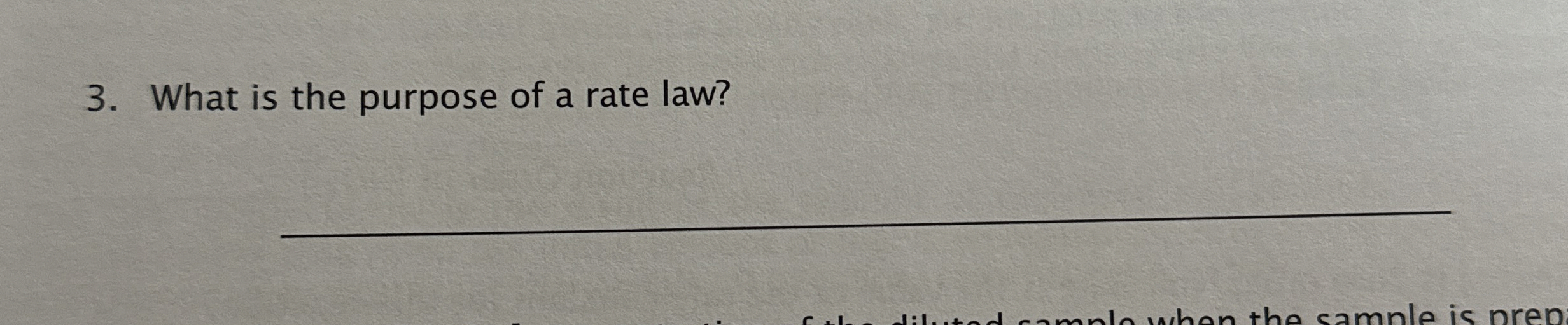 Solved What is the purpose of a rate law? | Chegg.com