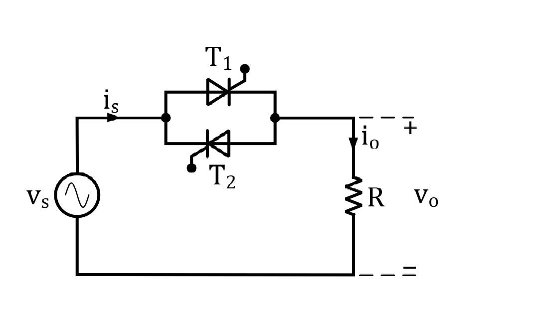 AC chopper circuit adjacent, 220 𝑉(𝑟𝑚𝑠) , a