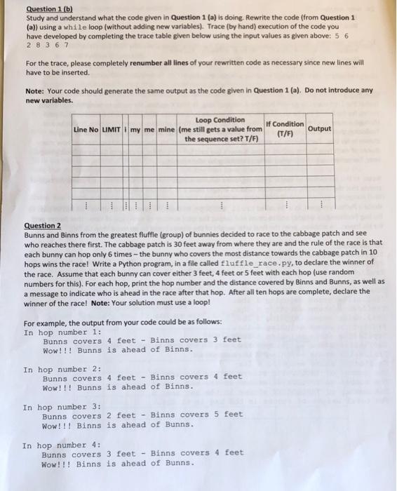 Solved Question 1 B Study And Understand What The Code Chegg Com