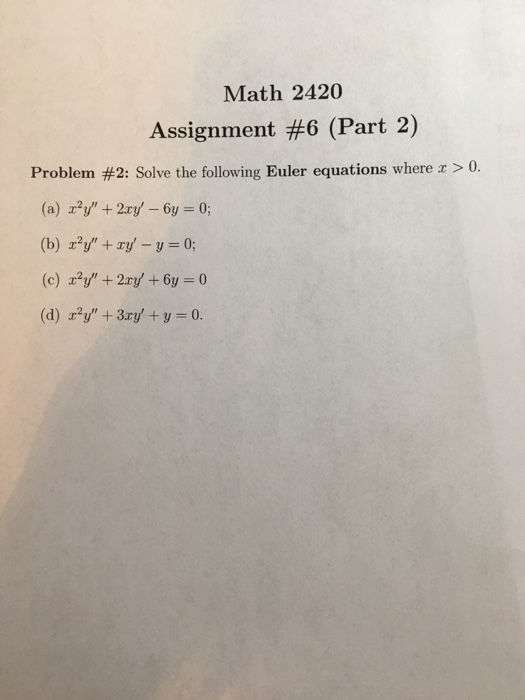 assignment 6.2 calculate mathematical problems