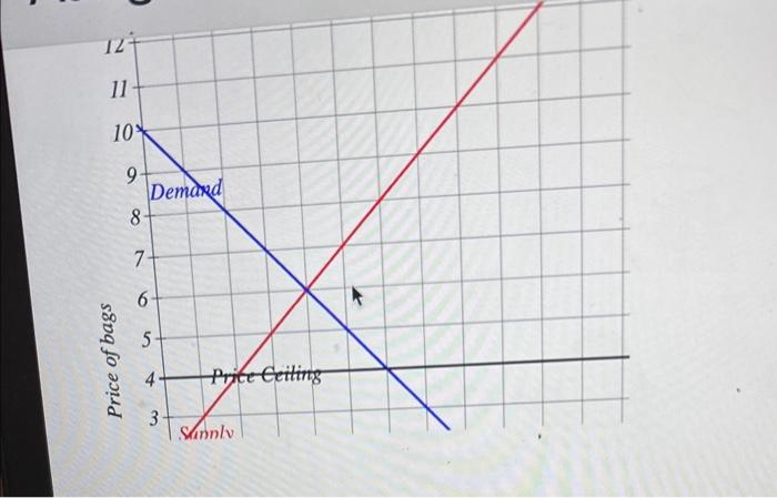 Solved The graph below shows the supply and demand curves | Chegg.com