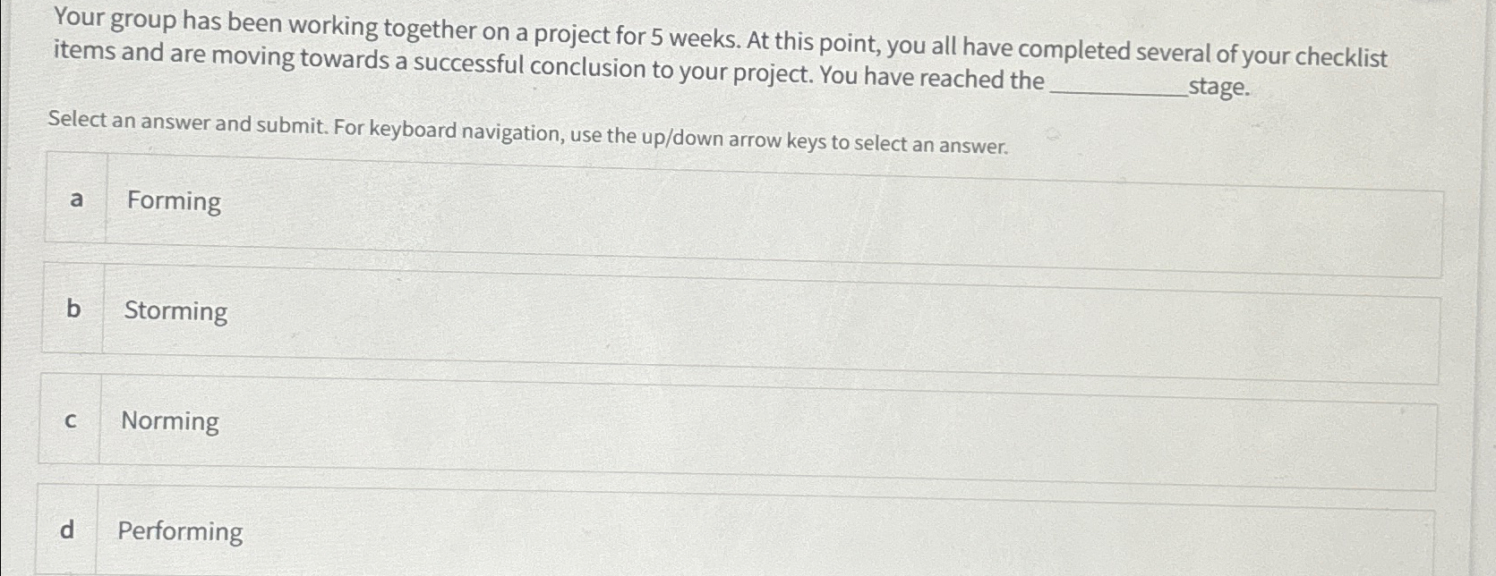 Solved Your group has been working together on a project for | Chegg.com