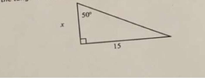 Solved 50° 15 | Chegg.com