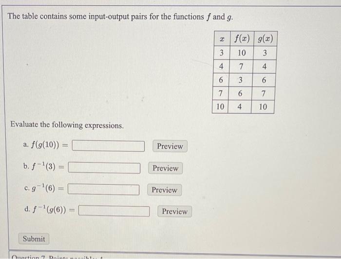 Solved The Table Contains Some Input Output Pairs For The 0144