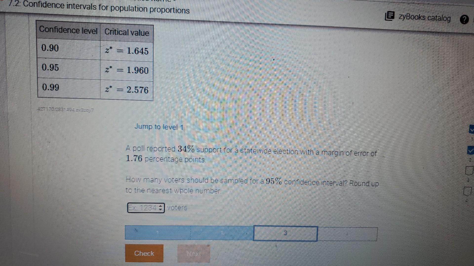 Solved 1.2: Confidence intervals for population proportions | Chegg.com