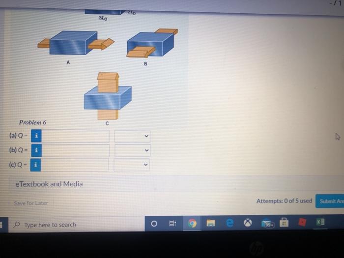 Solved The block in the drawing has dimensions | Chegg.com