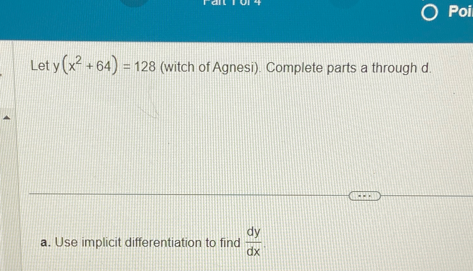 solved-let-y-x2-64-128-witch-of-agnesi-complete-parts-a-chegg