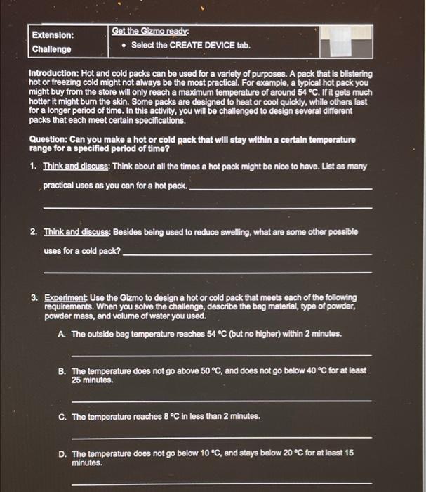 Student Exploration Feel The Heat Answer Sheet