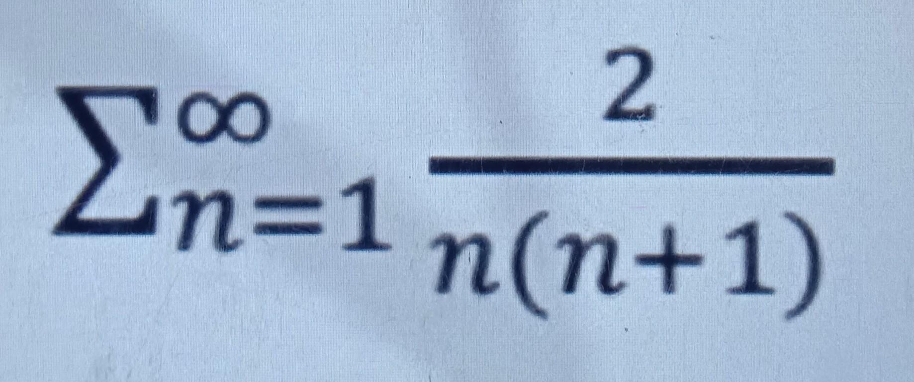 Solved ∑n=1∞n(n+1)2 