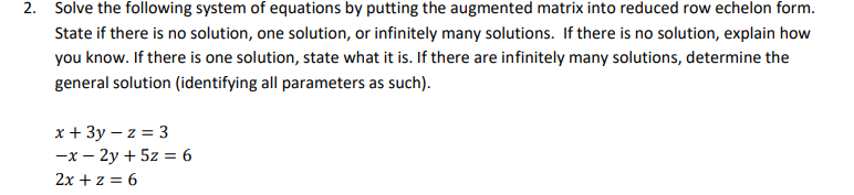 Solved Please help with finite math question.Solve the | Chegg.com