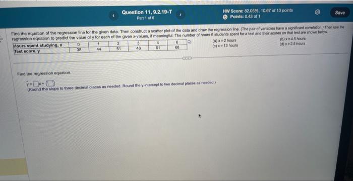 Solved A) Predict The Value Of Y For X=b) Predict The Balue | Chegg.com