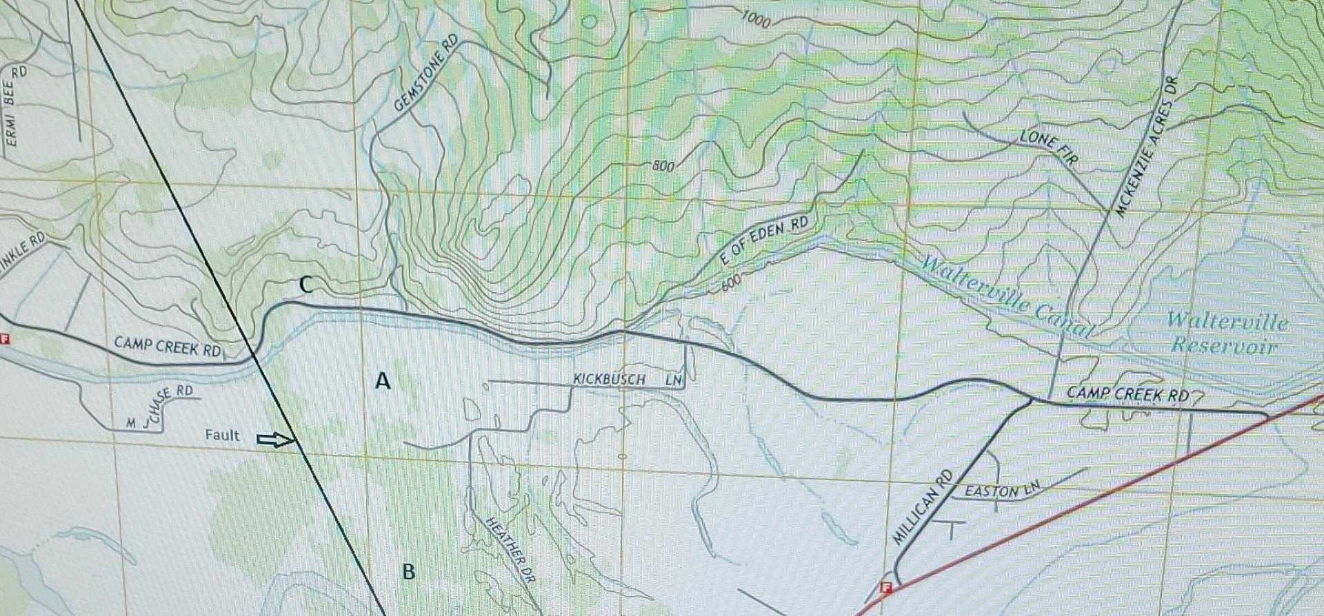 Solved in Soils: Using the soil profile and the topographic | Chegg.com